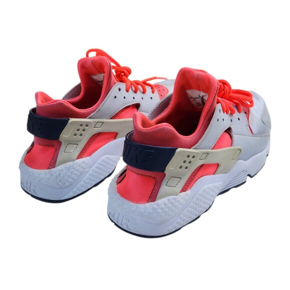 Nike Air Huarache Run 634835-013 Grey Red Sneakers Shoes Size 9 - Picture 4 of 10